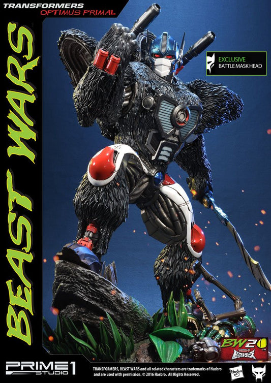 Transformers Beast Wars 1/3 Statues Optimus Primal & Optimus Primal Exclusive 63 cm Assortment (3) P054268