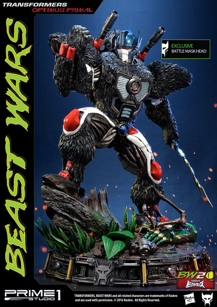 Transformers Beast Wars 1/3 Statues Optimus Primal & Optimus Primal Exclusive 63 cm Assortment (3) P054268