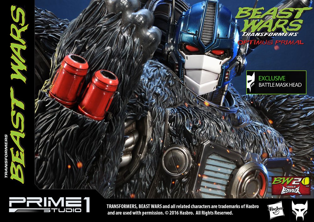 Transformers Beast Wars 1/3 Statues Optimus Primal & Optimus Primal Exclusive 63 cm Assortment (3) P054268