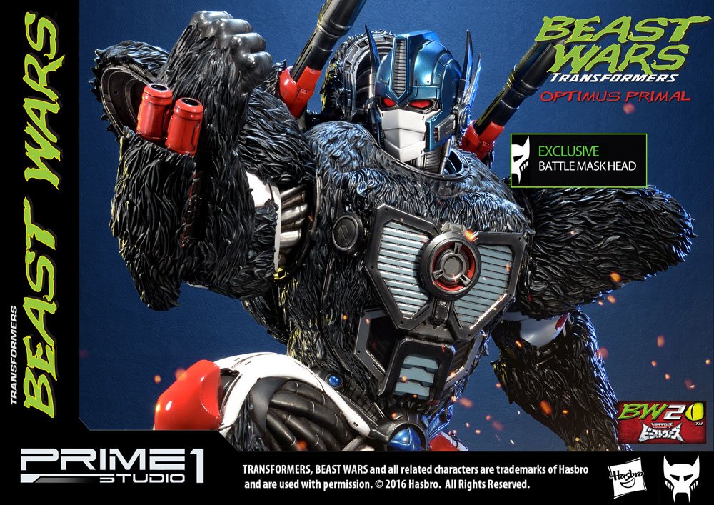 Transformers Beast Wars 1/3 Statues Optimus Primal & Optimus Primal Exclusive 63 cm Assortment (3) P054268
