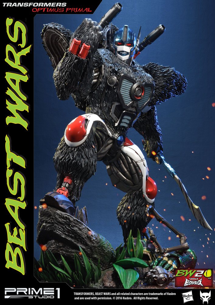 Transformers Beast Wars 1/3 Statues Optimus Primal & Optimus Primal Exclusive 63 cm Assortment (3) P054268