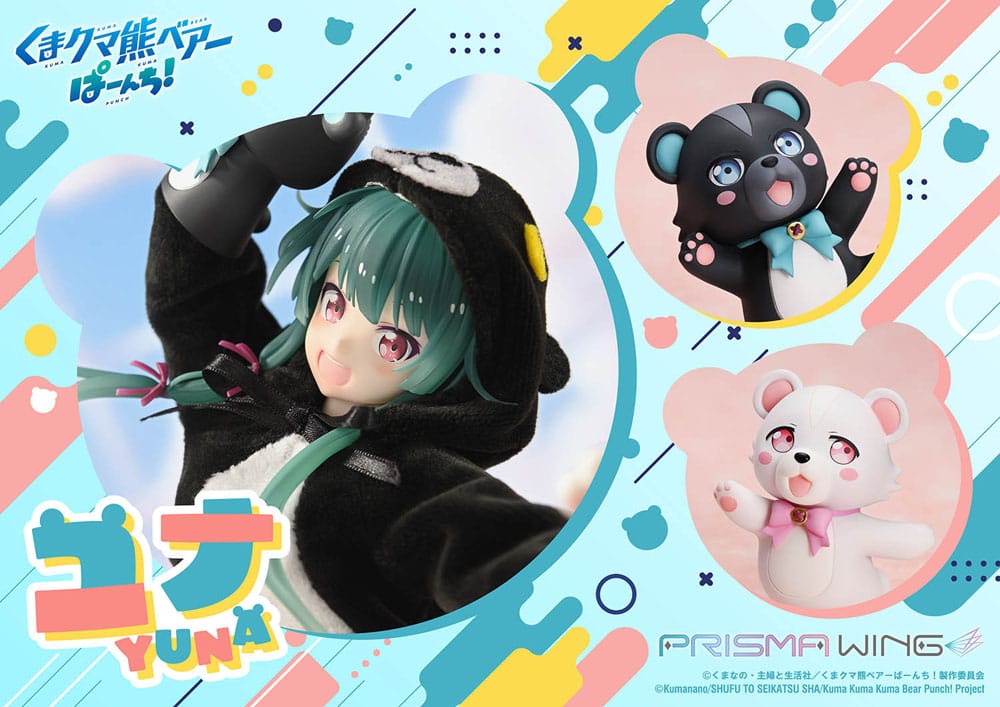 Kuma Kuma Kuma Bear Punch! Prisma Wing PVC Statue 1/7 Yuna 28 cm P054291