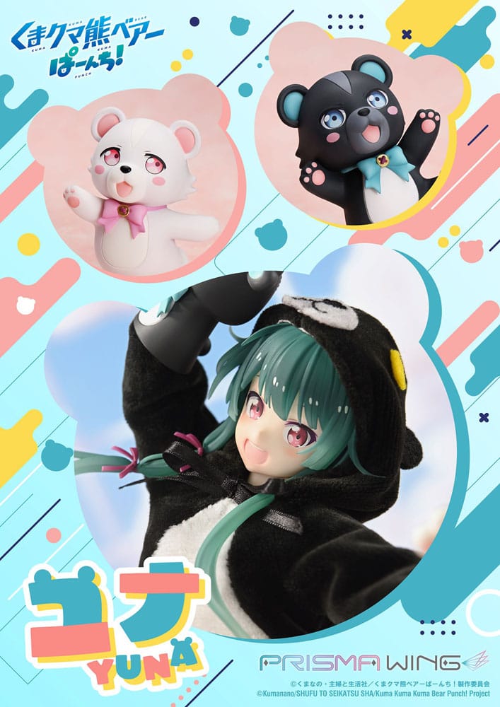 Kuma Kuma Kuma Bear Punch! Prisma Wing PVC Statue 1/7 Yuna 28 cm P054291