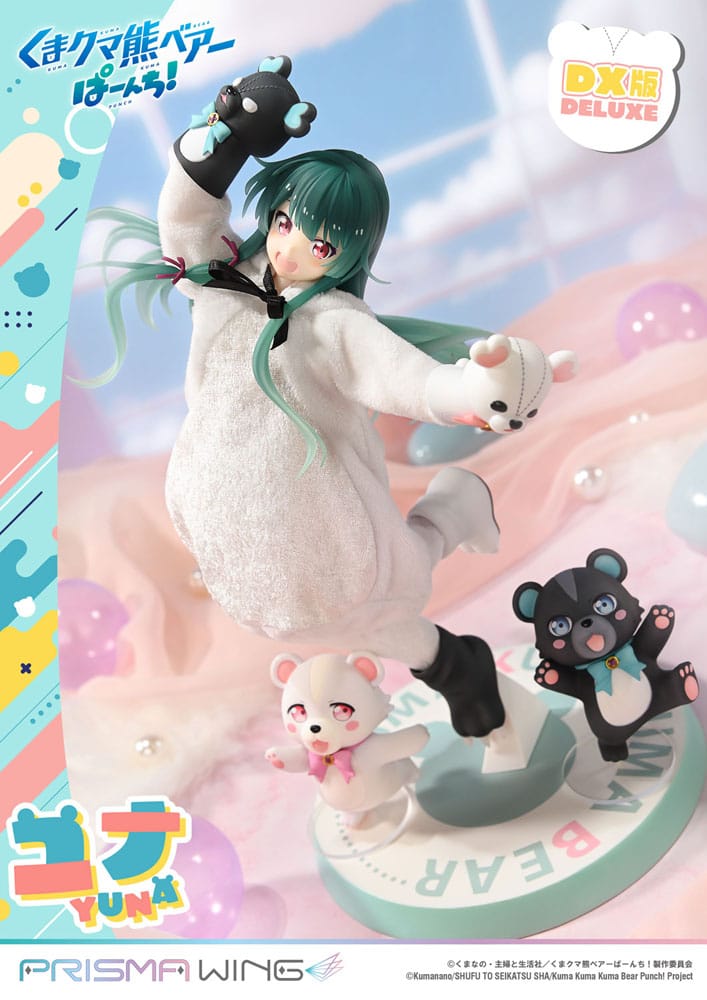 Kuma Kuma Kuma Bear Punch! Prisma Wing PVC Statue 1/7 Yuna Deluxe Version 28 cm P054292