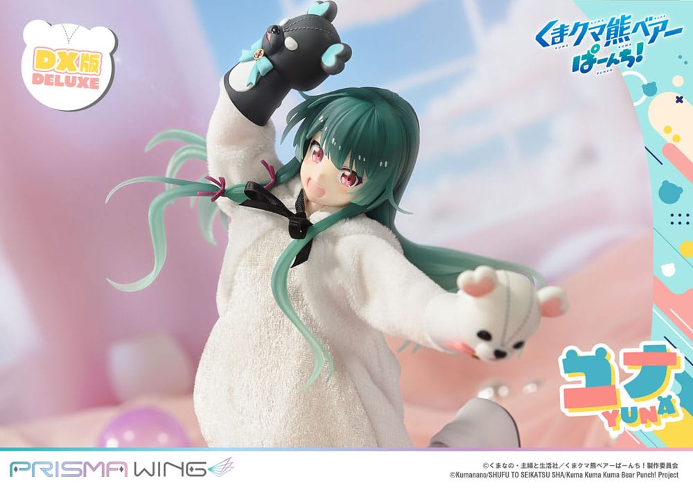 Kuma Kuma Kuma Bear Punch! Prisma Wing PVC Statue 1/7 Yuna Deluxe Version 28 cm P054292