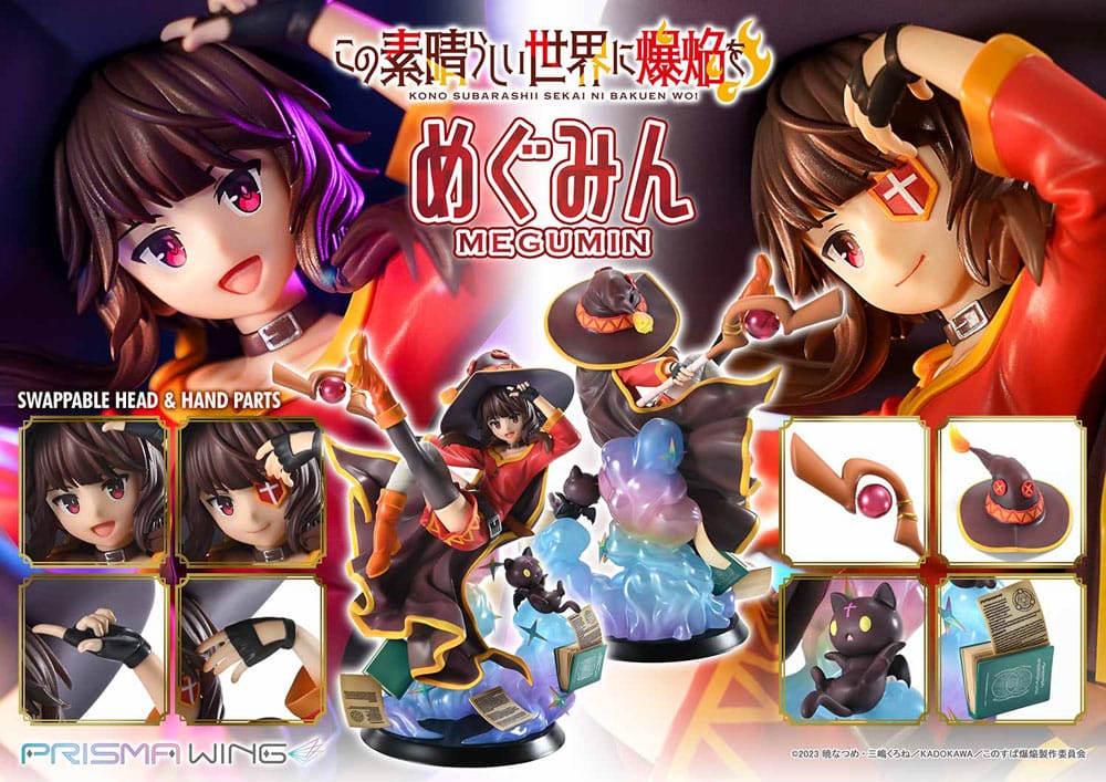 Konusuba - An Explosion on This Wonderful World! Prisma Wing PVC Statue 1/7 Megumin 23 cm P054294