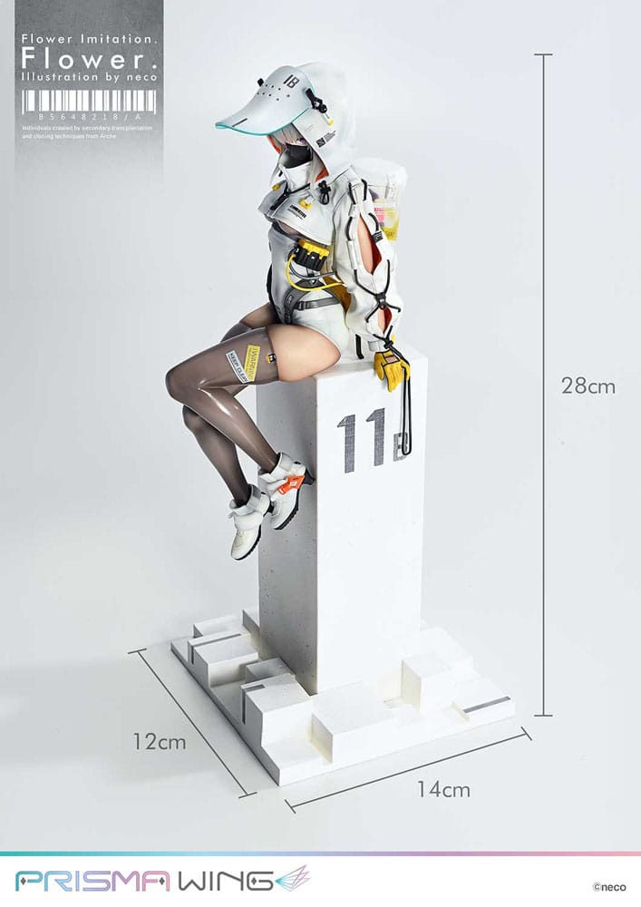 Flower Imitation Prisma Wing PVC Statue 1/7 Flower Illustration by Neco 28 cm P054301