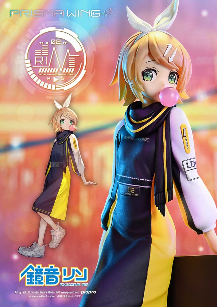 Vocaloid Piapro Characters Prisma Wing PVC Statue 1/7 Kagamine Rin (Art by lack) 21 cm P054307