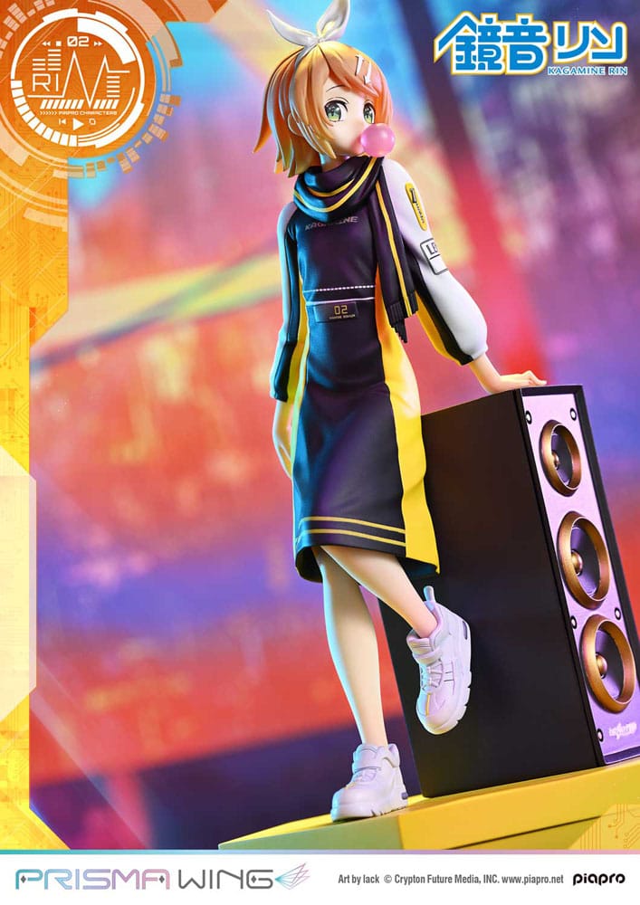 Vocaloid Piapro Characters Prisma Wing PVC Statue 1/7 Kagamine Rin (Art by lack) 21 cm P054307