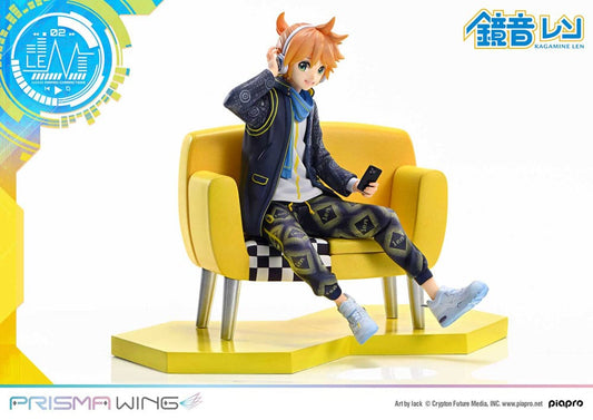 Vocaloid Piapro Characters Prisma Wing PVC Statue 1/7 Kagamine Len (Art by lack) 18 cm P054308