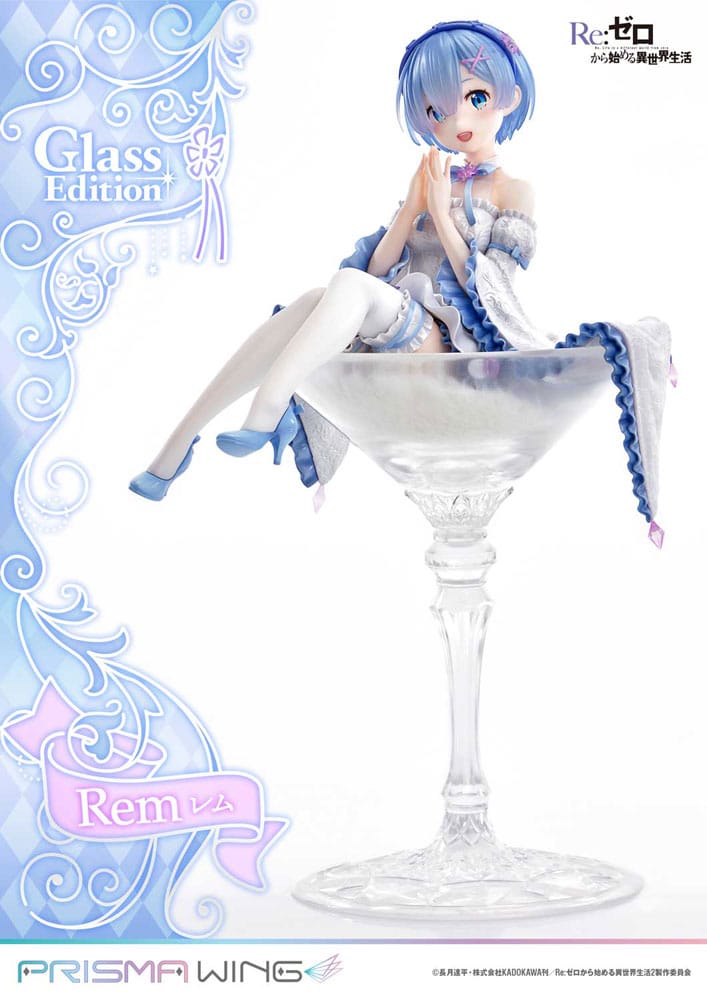 Re:Zero - Starting Life in Another World Prisma Wing PVC Statue 1/7 Rem Glass Edition 23 cm P054310