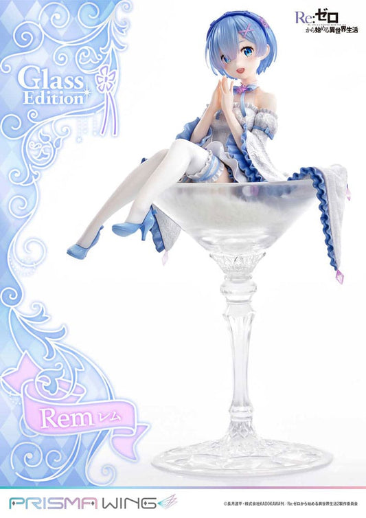 Re:Zero - Starting Life in Another World Prisma Wing PVC Statue 1/7 Rem Glass Edition 23 cm P054310