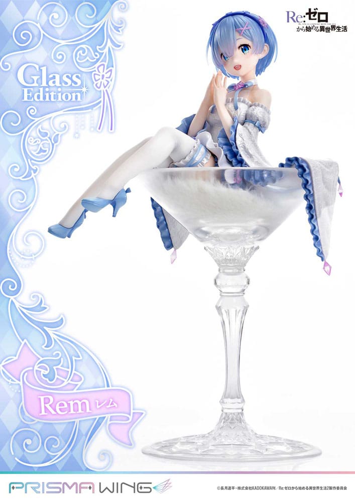 Re:Zero - Starting Life in Another World Prisma Wing PVC Statue 1/7 Rem Glass Edition 23 cm P054310