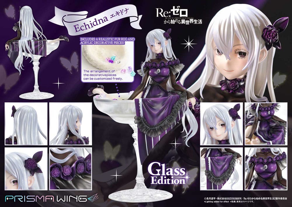 Re:ZERO Starting Life in Another World Prisma Wing PVC Statue 1/7 Echidna Glass Edition 24 cm P054311
