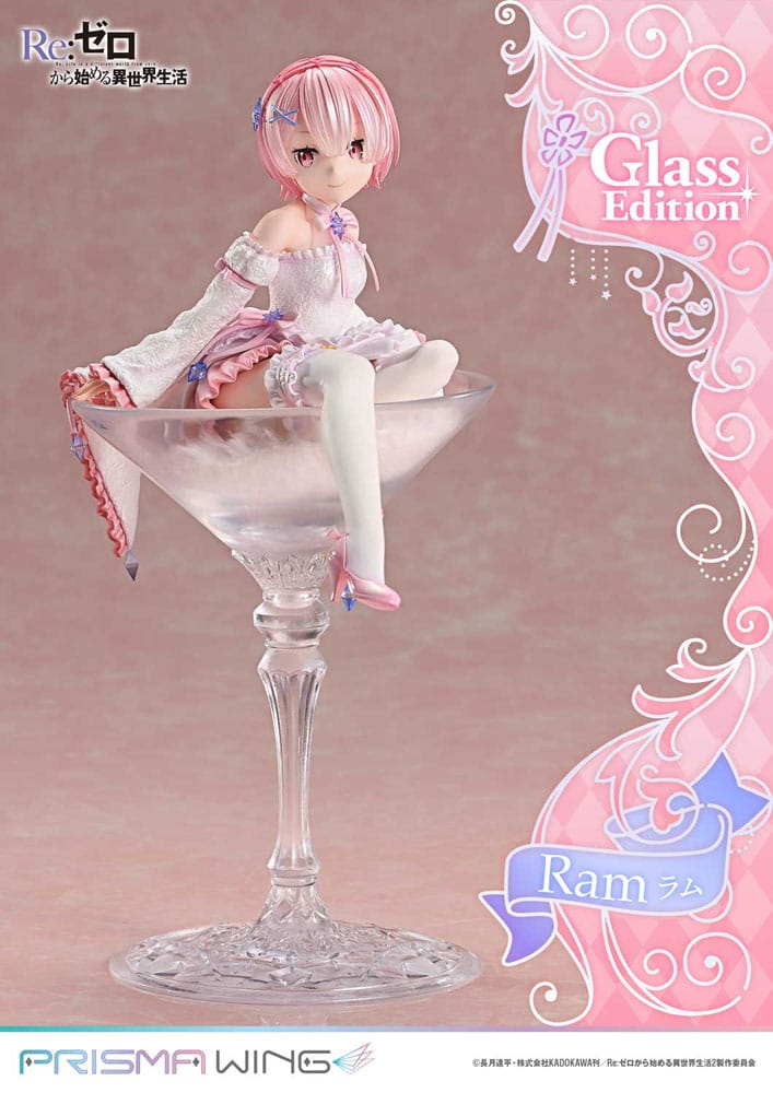 Re:ZERO Starting Life in Another World Prisma Wing PVC Statue 1/7 Ram Glass Edition 24 cm P054312