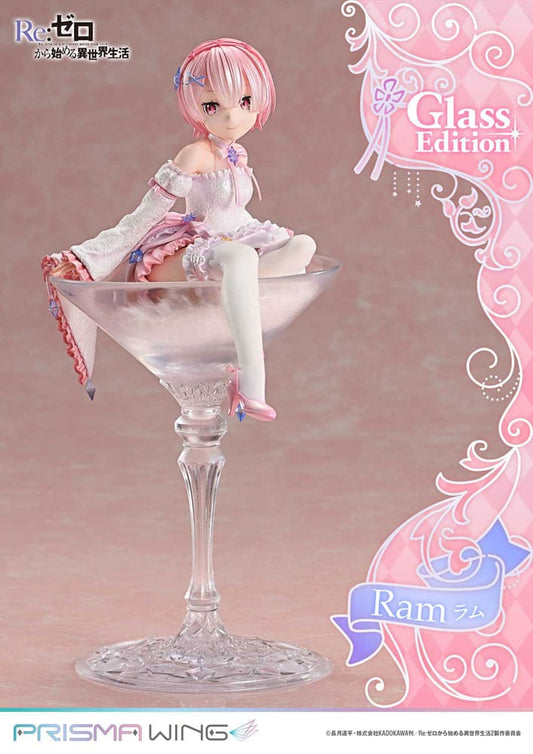 Re:ZERO Starting Life in Another World Prisma Wing PVC Statue 1/7 Ram Glass Edition 24 cm P054312