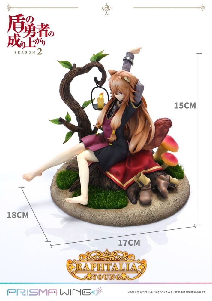The Rising of the shield Hero Season 2 Prisma Wing PVC Statue 1/7 Raphtalia Young Version 15 cm P054322