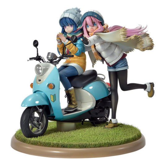 Laid-Back Camp Prisma Wing PVC Statue 1/7 Nadeshiko Kagamihara & Rin Shima 24 cm P054326