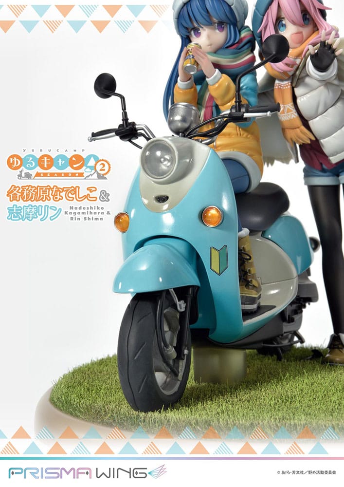 Laid-Back Camp Prisma Wing PVC Statue 1/7 Nadeshiko Kagamihara & Rin Shima 24 cm P054326