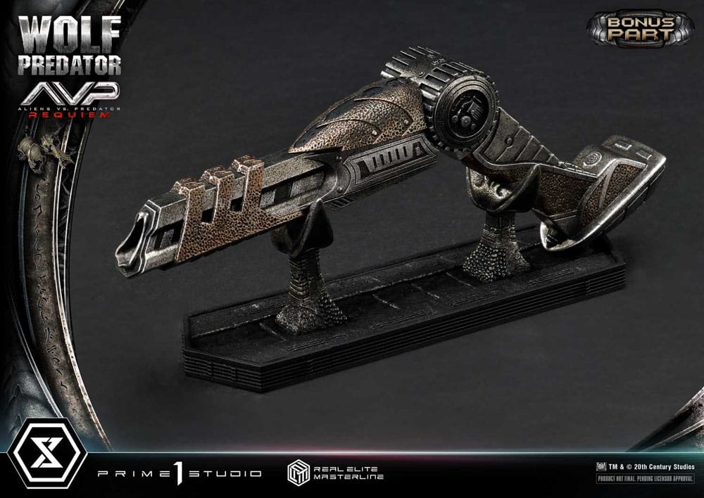 Alien vs. Predator Real Elite Masterline Series Statue 1/3 Requiem Wolf Predator Deluxe Bonus Ver. 95 cm P054330