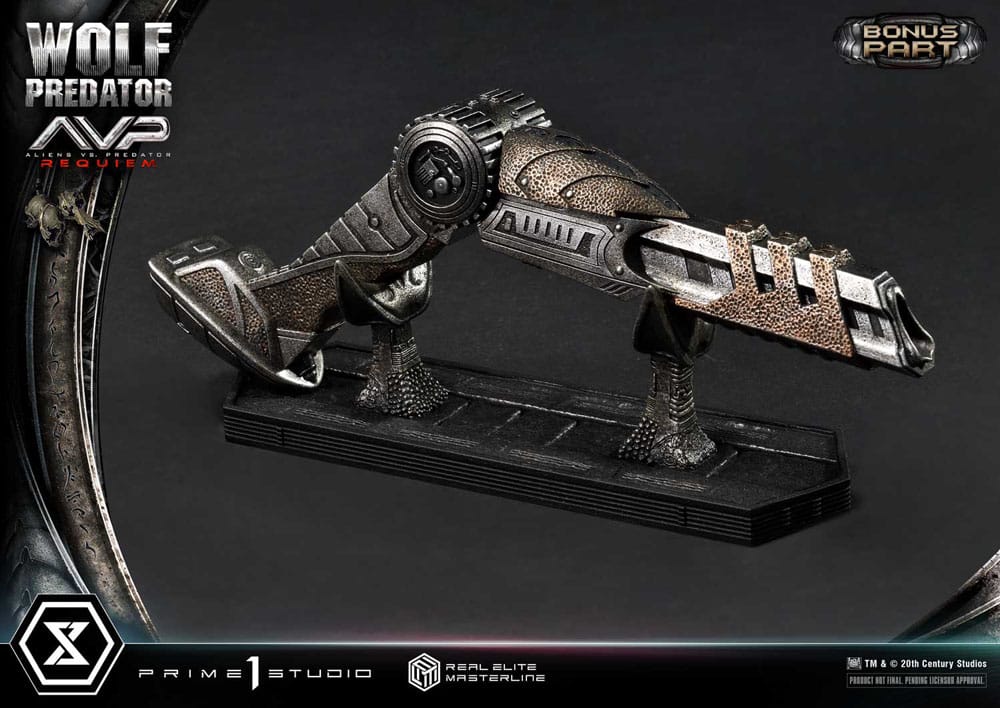 Alien vs. Predator Real Elite Masterline Series Statue 1/3 Requiem Wolf Predator Deluxe Bonus Ver. 95 cm P054330
