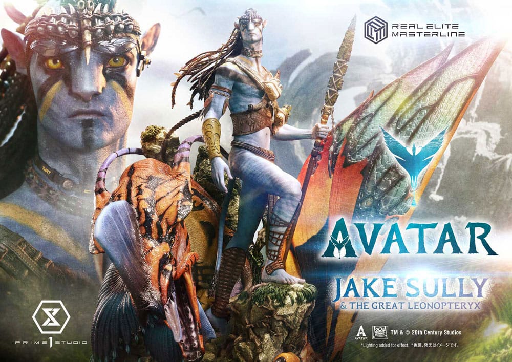 Avatar (Film) Real Elite Masterline Series Statue 1/4 Jake Sully & The Great Leonopteryx 87 cm P067119