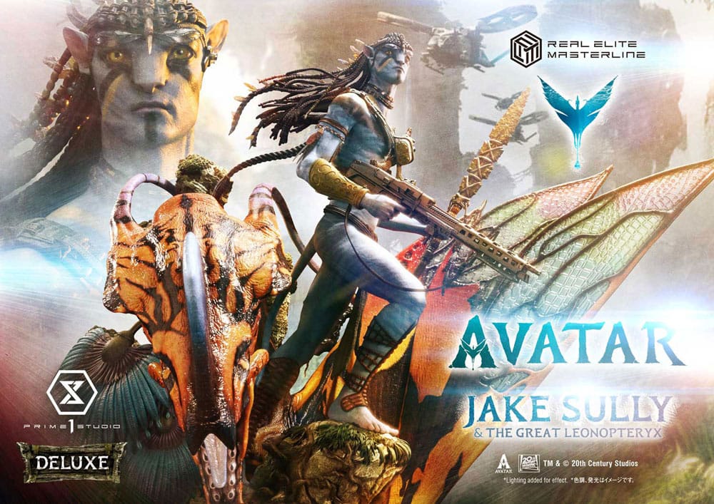 Avatar (Film) Real Elite Masterline Series Statue 1/4 Jake Sully & The Great Leonopteryx Deluxe Ver. 87 cm P067120