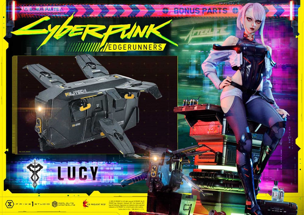 Cyberpunk: Edgerunners Real Elite Masterline Series Statue 1/4 Deluxe Bonus Version 50 cm P054333