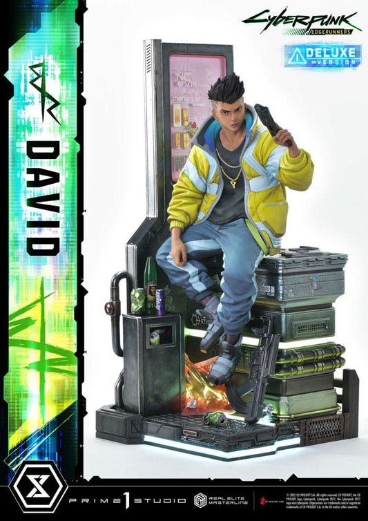 Cyberpunk: Edgerunners Real Elite Masterline Series Statue 1/4 David Bonus Version 58 cm P054335