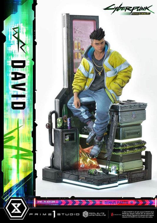 Cyberpunk: Edgerunners Real Elite Masterline Series Statue 1/4 David Deluxe Bonus Version 58 cm P054336