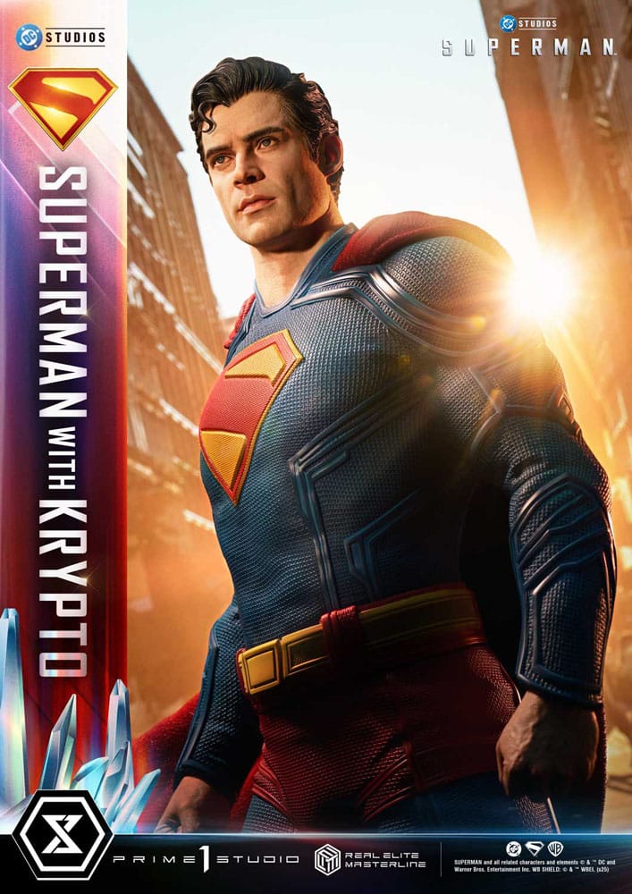 Superman (2025) Real Elite Masterline Series Statue 1/3 Superman with Krypto 95 cm P068268