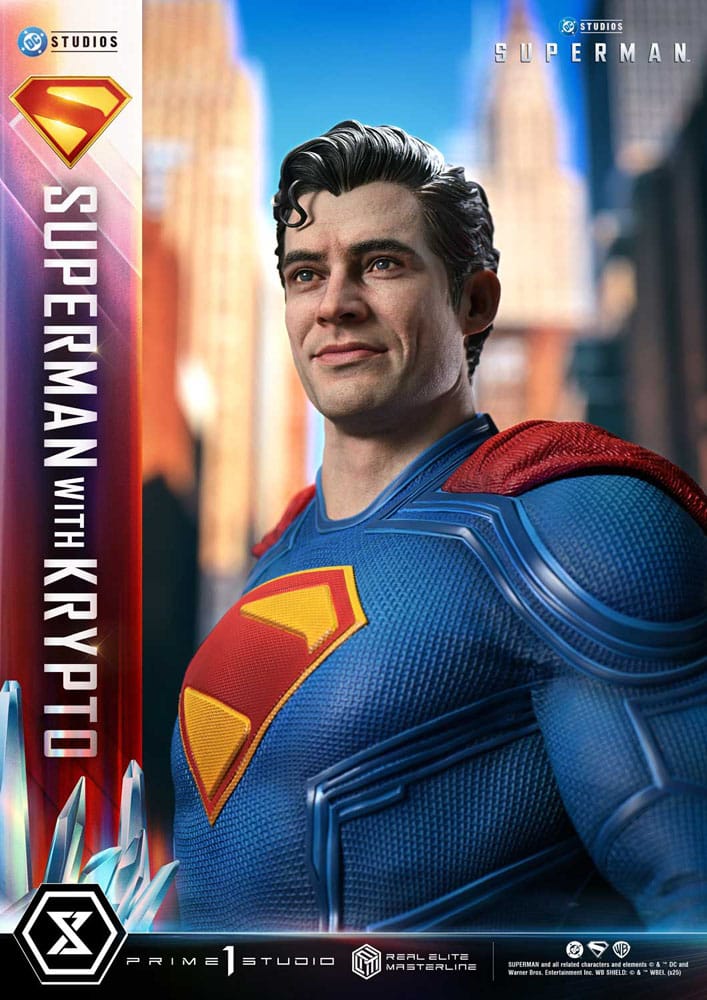 Superman (2025) Real Elite Masterline Series Statue 1/3 Superman with Krypto 95 cm P068268