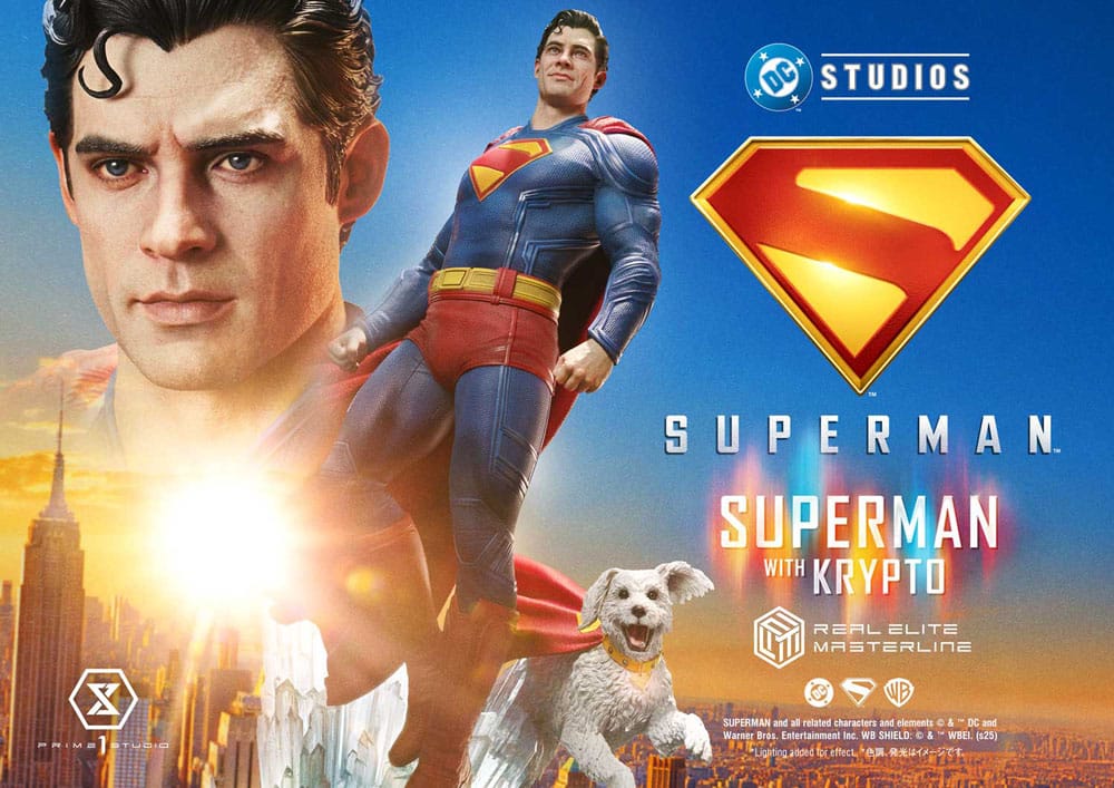 Superman (2025) Real Elite Masterline Series Statue 1/3 Superman with Krypto Bonus Version 95 cm P068269