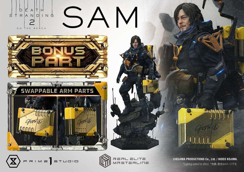 Death Stranding 2: On the Beach Real Elite Masterline Series Statue 1/3 Sam Deluxe Bonus Version 83 cm P054346