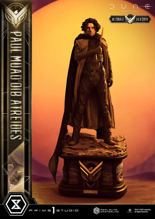 Dune: Part Two Real Elite Masterline Series Statue 1/3 Paul Atreides Ultimate Bonus Version 90 cm P054349