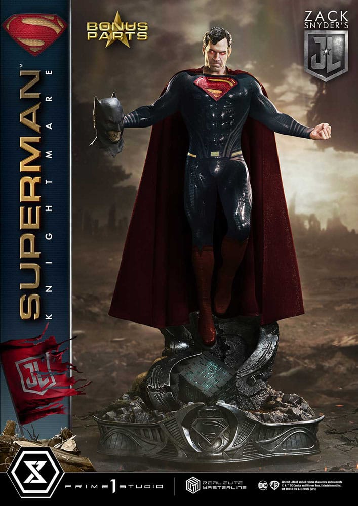 Zack Snyder's Justice League Real Elite Masterline Series Statue 1/3 Superman Knightmare Color Edition Deluxe Bonus Ver. 95 cm P054363