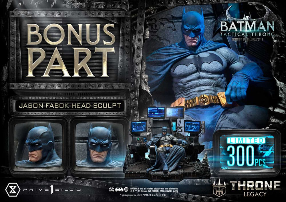 DC Comics Throne Legacy Collection Statue 1/3 Batman Tactical Throne Deluxe Bonus Version 57 cm P054370