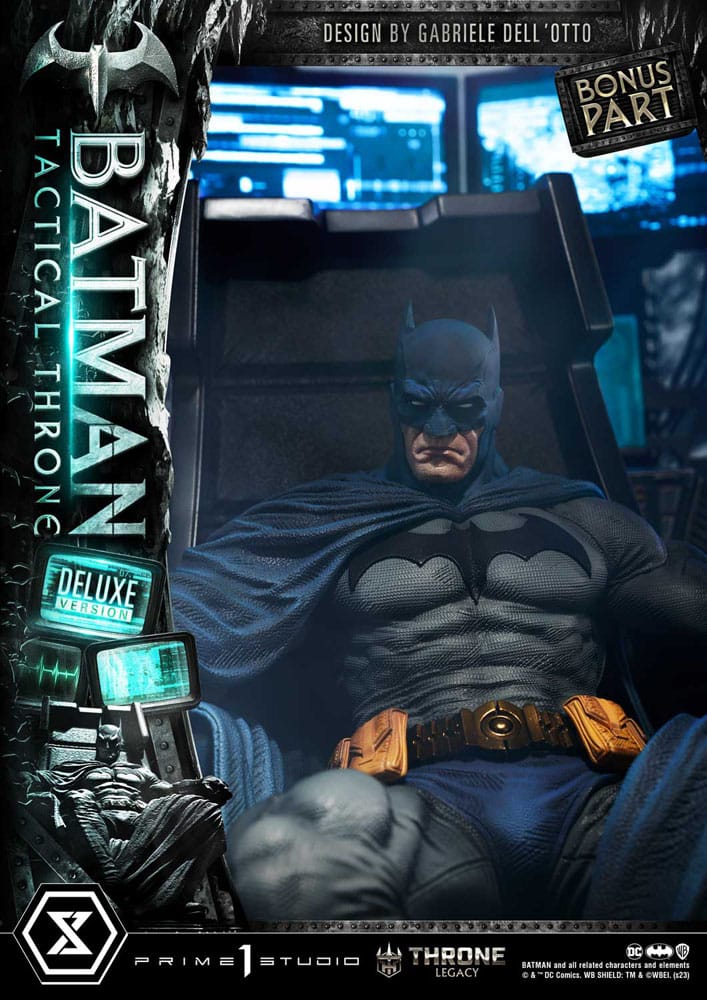 DC Comics Throne Legacy Collection Statue 1/3 Batman Tactical Throne Deluxe Bonus Version 57 cm P054370