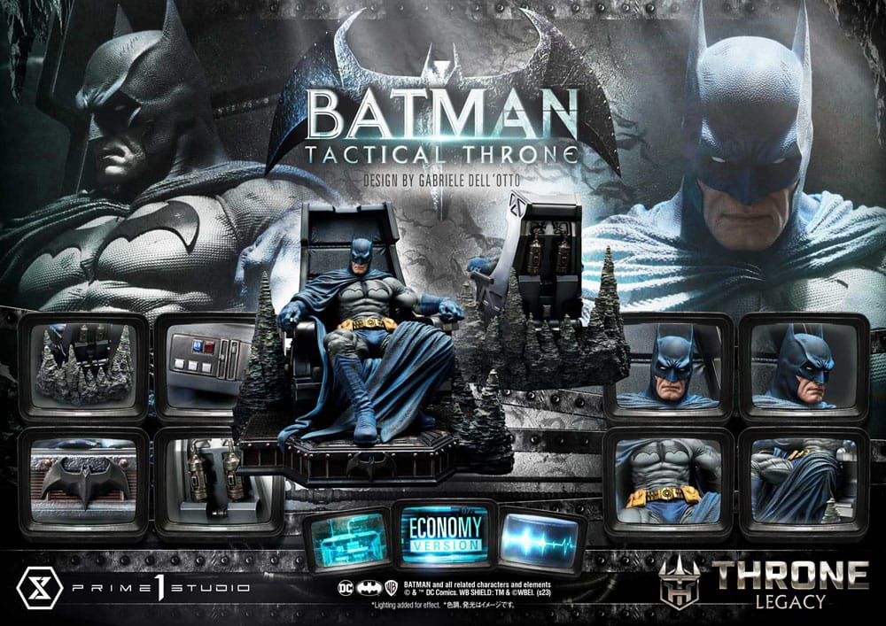 DC Comics Throne Legacy Collection Statue 1/3 Batman Tactical Throne Economy Version 46 cm P054371