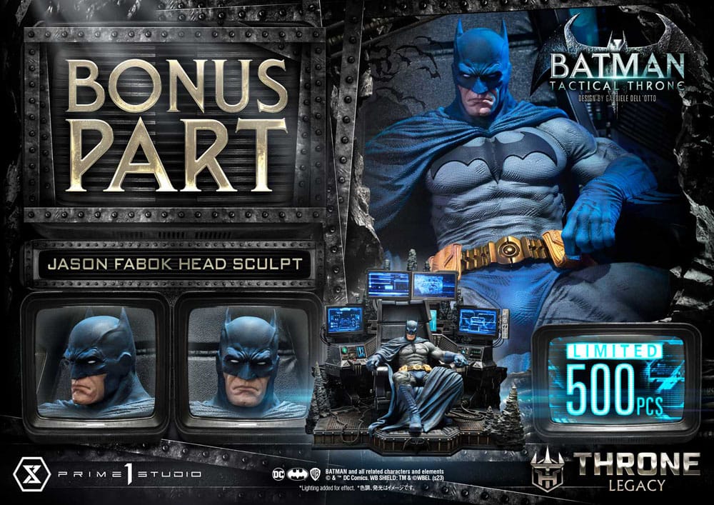 DC Comics Throne Legacy Collection Statue 1/3 Batman Tactical Throne Ultimate Bonus Version 57 cm P054373