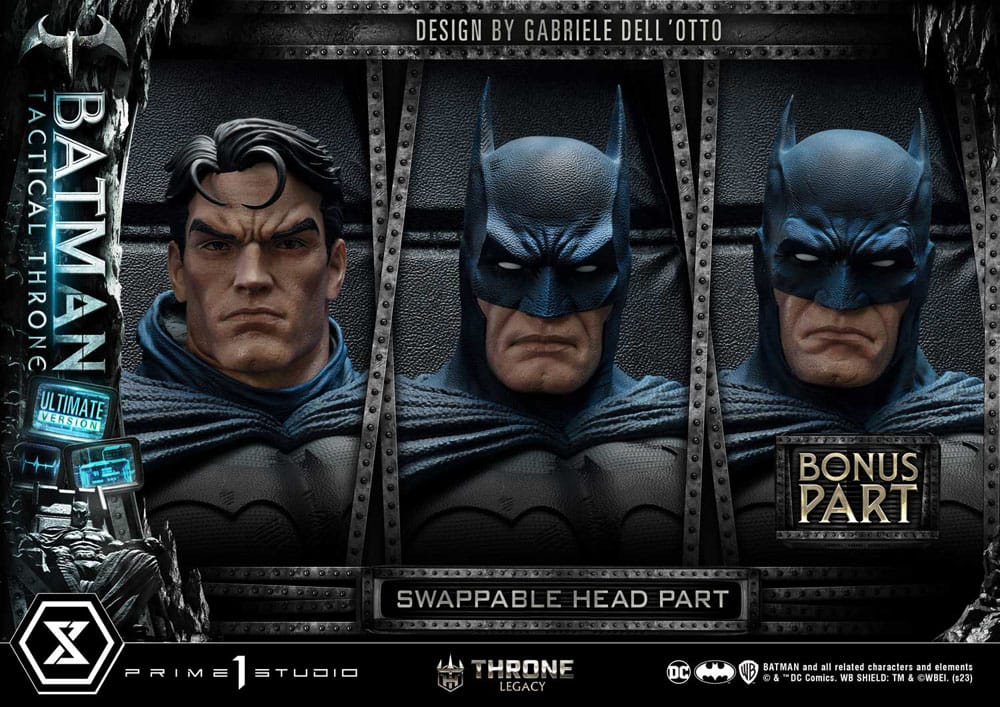 DC Comics Throne Legacy Collection Statue 1/3 Batman Tactical Throne Ultimate Bonus Version 57 cm P054373