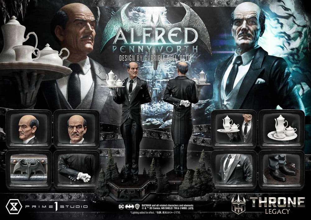 DC Comics Throne Legacy Series Statue Alfred Pennyworth (Batman Comics) Bonus Version 57 cm P054374