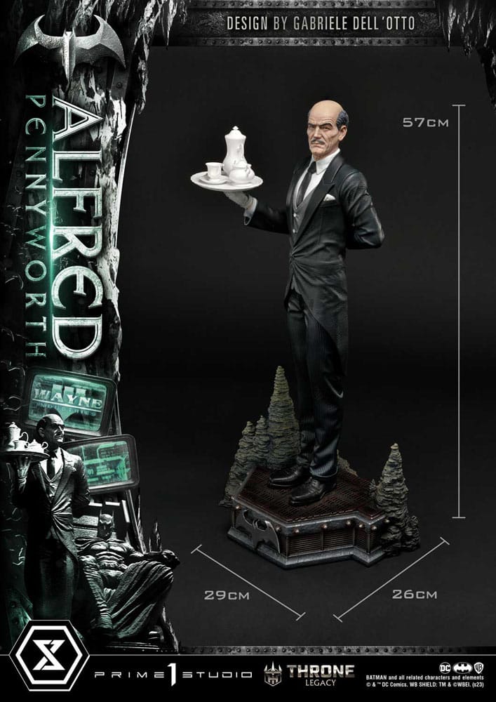 DC Comics Throne Legacy Series Statue Alfred Pennyworth (Batman Comics) Bonus Version 57 cm P054374