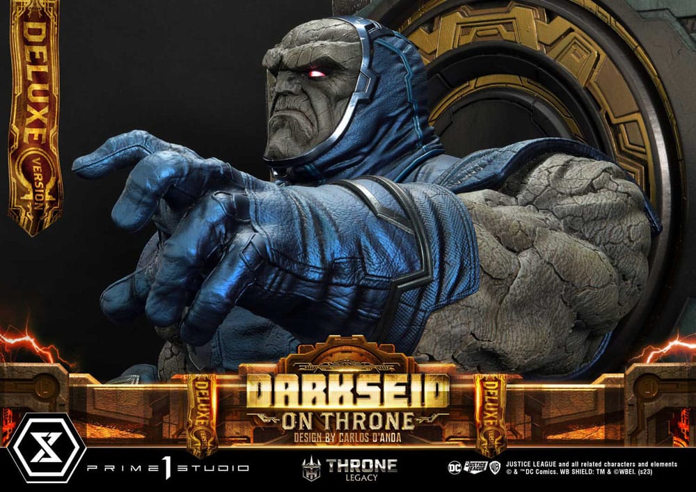 Throne Legacy Series Statue 1/4 Justice League (Comics) Darkseid on Throne Design by Carlos D'Anda Deluxe Bonus Version 65 cm P054377
