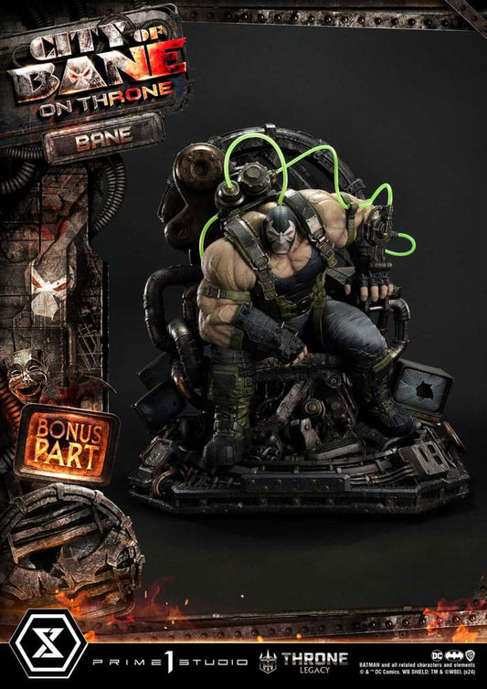 DC Comics Throne Legacy Collection Statue Statue 1/4 Batman Bane on Throne Deluxe Bonus Version 61 cm P054381