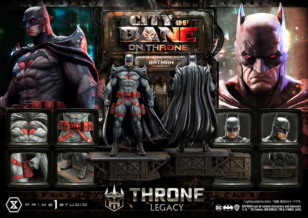 DC Comics Throne Legacy Collection Statue Statue 1/4 Flashpoint Batman 60 cm P054382