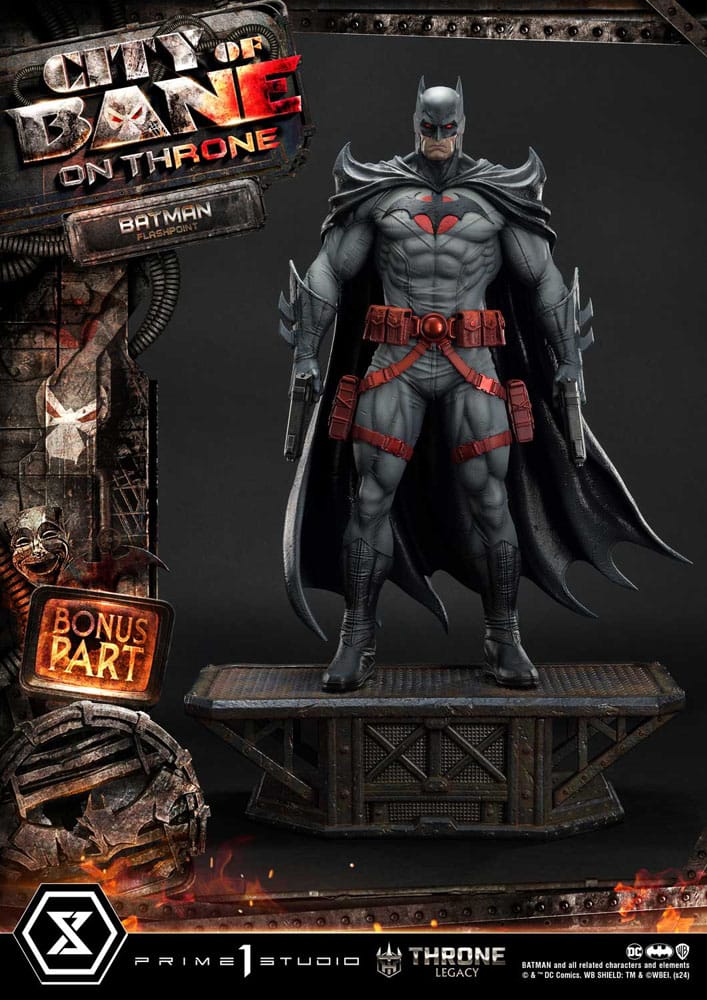DC Comics Throne Legacy Collection Statue Statue 1/4 Flashpoint Batman Bonus Version 60 cm P054383