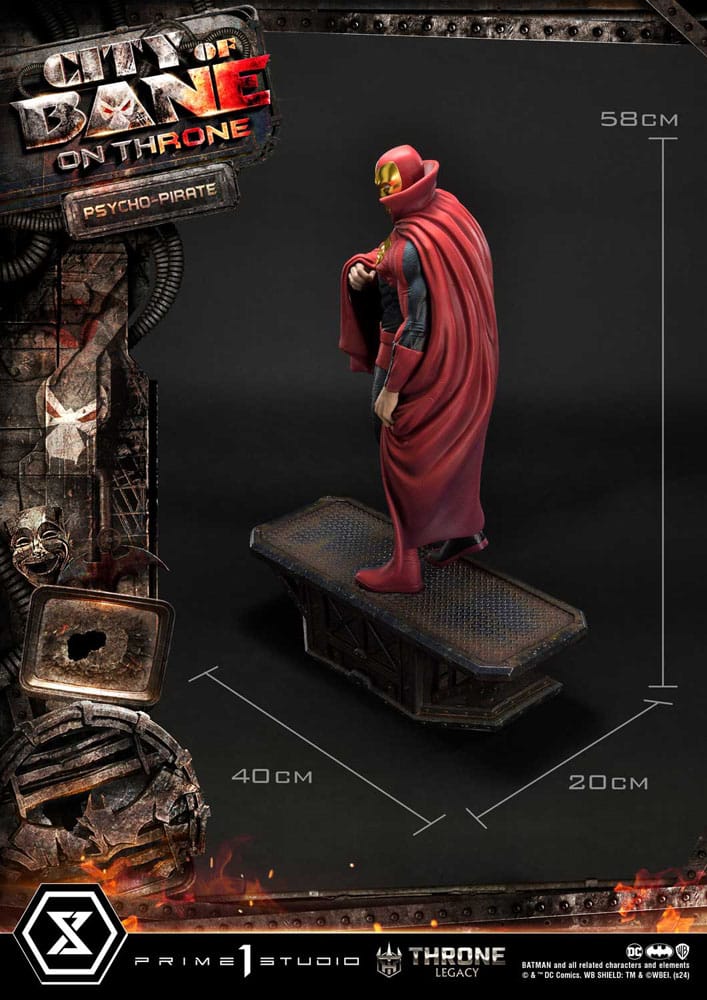 DC Comics Throne Legacy Collection Statue Statue 1/4 Psycho Pirate 58 cm P054384