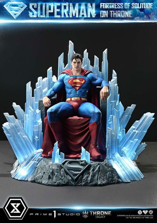 DC Comics Throne Legacy Collection Statue Statue 1/4 Superman Fortress of Solitude on Throne (Design by Gabriele Dell'Otto) 52 cm P054385