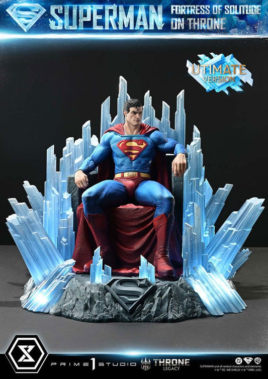 DC Comics Throne Legacy Collection Statue Statue 1/4 Superman Fortress of Solitude on Throne (Design by Gabriele Dell'Otto) Ultimate Bonus Version P054387